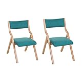 Klappbarer Strandstuhl aus Holz, 2er-Set aus Holz, Faltbare Gartenliege, abnehmbare Liege, Bambus-Canvas-Schlinge, Terrasse, Camping, Relax-Lounge, Liegestuhl