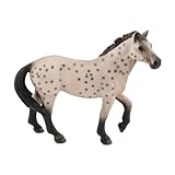 SOPOTUTU Simulation Wildtier Pferdemodell Kunststoff Figur Kinderspielzeug Realistische Pferdefigur Dekorativ Pädagogisch Geeignet