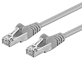 PremiumCord Netzwerkkabel, Ethernet, LAN & Patch Kabel CAT5e, FTP Schirmung, schnell flexibel & robust RJ45 kabel 1Gbit/s, AWG 26/7, Kupferkabel 100% Cu, grau, 5m