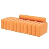 Gepolsterte Polsterbank, vielseitige Sitz- und Aufbewahrungslösung für Schlafzimmer, Wohnzimmer und Eingangsbereich