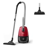 Philips Series 2000 Staubsauger mit Beutel – 900-W-Staubsauger mit Allergiefilter, 9 m Aktionsradius (FC8243/09)