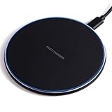 Wireless Charger,Schnelles kabelloses Ladegerät, kabelloses Ladepad kompatibel mit iPhone 16/15/14/13/12 Pro Max/SE/XR AirPods; MAX 15W Schnellladung für Samsung Galaxy S24/S23/S22/S21/Note/Pixel, LG