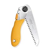 Handsägen Astsägen SK5 Sägeblatt 130mm Multifunktions Klappsäge für Garten mit TPR Softgriff und Sicherheitsverriegelung,Japansäge für Den Garten Oder Baumschnitt Camping