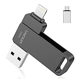 USB Stick für iPhone 256GB Apple Zertifizierter Lightning,Vackiit USB C Stick USB 3.0 Foto Stick,Speichererweiterung für iPad,iOS,OTG Android Handy,PC