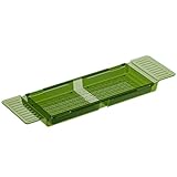 BESPORTBLE Verstellbares Badewannenbrett mit Rutschfestem Design Erweiterbares Badewannentablett aus Leicht zu Reinigendem Material Multifunktionales Badezimmerregal für Bücher Weingläser