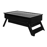 CLISPEED Tragbarer Holzkohlegrill Klappbarer Grill Für Outdoor Und Camping Für Personen Für Gartenpartys