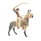 Pferdefigur mit Sattel, PVC Modell, Lernspielzeug für Kinder Ab 3 Jahren, Style B