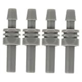 HIAKDOFT 4 Stück Blutdruckmessgerät Adapter Manschettenanschluss Ersatzteil Kompatibel mit Elektronischem Oberarm Blutdruckmessgerät Praktische Langlebige Anschlussstücke Zufällige Farbe