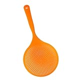 Sieb mit Schlitzen zum Kochen und Blanchieren, ergonomischer Griff, Seiher, PP-Skimmer, Haushaltsküchenzubehör