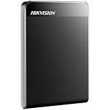 Hikvision Externe Festplatte 1TB, 2,5 Zoll USB 3.0 Ultradünn Tragbar SATA, Festplattenspeicher für PC, Mac, Laptop, TV, Cellphone, Wii U, Xbox, PS4 (Schwarz) HD-E30