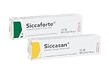 Siccasan & Siccaforte Kombipackung | Augengel für trockene Augen | Intensiv-Gel für trockene Augen mit Carbomer & Dexpanthenol für die Anwendung tagsüber & nachts | Hornhautgel & Augenbefeuchter