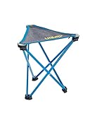 Uquip Dreibeinhocker Trinity L Grey I ultraleichter Faltbarer Campinghocker mit 120 kg Traglast I kompakter Klapphocker aus Aluminium I Falthocker für Camping, Wandern, Radtouren, Festivals & Reisen