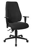 Topstar Bürostuhl Lady Sitness inkl. höhenverstellbaren Armlehnen schwarz, 111 x 56 x 45