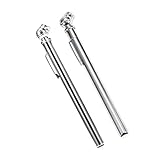 NIYATA Reifendruckmesser Fahrrad aus Edelstahl,5-50 PSI Tragbarer,Luftdruckprüfer Fahrrad,für PKW LKW Fahrräder,Zum Prüfen des Reifendrucks