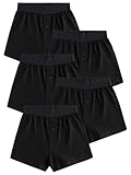 NEXT Loose Fit Boxershorts aus 100% Baumwolle, 5er-Pack Schwarz 9 Jahre