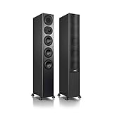 Nubert nuLine 264 | Schwarzes Standlautsprecherpaar | 2 Stück Standbox | Lautsprecher für Musikgenuss | Heimkino Qualität auf hohem Niveau | Passive Standboxen mit 3 Wege Technik Made in Germany