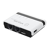 WAVLINK Wireless-Druckserver, WiFi-Druckserver mit LAN/Bridge 10/100 Mbps, USB 2.0, Unterstützung kabelgebundener / kabelgebundener / Standalon-Modus, kompatibel mit Windows/Mac und allen Druckern mit