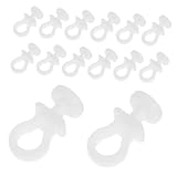 Alipis 100 Stück Gardinenschienenhaken Gardinenschienen Kunststoffhaken Gardinenschiene Mit Kunststoffhaken Deckengardinenschienengleiter Gardinenschienenrollen Gardinenträgerhaken