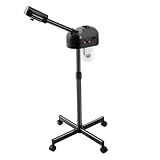 800W-Dampfgerät Ozon-Gesichtsdampfer Dampf-Spa-Gerät Luftbefeuchter Schönheitsgerät für heiße und kalte Dampfbehandlungen mit 360°-Drehung für eine gründliche Gesichtsreinigung