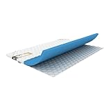 REM-Sen Matratzentopper 80x200 cm Höhe 6 cm, Gelschaum Härtegrad H2 Weich, Atmungsaktiver Gel Topper, Druckentlastend Matratzenauflage mit abnehmbarem Mikrofaser Bezug (waschbar 60°C), Eckgummis