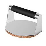 14cm für Smash Burgerpresse Edelstahl Burger Smasher Press Set, Hamburgerpresse, Antihaftfläche Round Patty Presse für Grill & Pfanne, Fleisch, Steak, Fladenbrot, Sandwichpressen