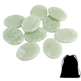 10 Stück Hot Stone Massage Set,Massagesteine,Große Heiße Steine,Geeignet für Spa,Privatanwende,Dampf,Entspannen Sie Den Körper Genießen Sie Die Stimmung,mit Lagerung Tasche