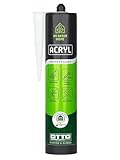 My Green Home Acryl 300 ml in Weiß Maleracryl Bauacryl Dichtstoff Dichtmasse Fugendicht Premium Qualität Für innen und außen Ottoseal