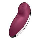 Satisfyer Tap & Climax 2 | 11 cm | Auflegevibrator mit Klopffunktion | Zwei unabhängig voneinander steuerbare Motoren | Wiederaufladbar| Wasserdicht (IPX7) | Hautfreundliches Silikon (beere)