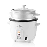 Reiskocher - 0.6 l - 300 W - Aluminium-Dampfer - Antihaft-Beschichtung - Herausnehmbare Schüssel - Automatische Abschaltung