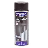 Heizkörper Sprühfarbe 400 ml – Weiß Hochglanz oder Schwarz Matt – hitzebeständige Heizkörperfarbe bis 110 °C, schnelltrocknend, schimmelbeständig & langlebiger Schutz für Heizungen (Matt Schwarz)