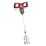 Einhell Farb-Mörtelrührer TP-MX 1700-2 CE (1700 W, M14 Rühreraufnahme, Drehzahlelektronik, 2-Gang-Getriebe, Softstart, inkl. Ø 120 mm Rührer & Maulschlüssel)