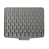 Silikon-Abtropfmatte, Arbeitsplattenschutz mit effektiver Wasserumleitung und rutschfestem Design