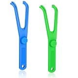 LuLiyLdJ Zahnseide Halter, Zahnseidenhalter, Dental Floss Halter, Floss Pick, Dental Floss Holder Interdentalreinigung Mundhygiene Zahnreinigung Dentalprodukte Perfekt für Familien Hotels, 2 Stück