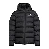 adidas Unisex Kinder SYNTHETIC DOWN JACKET, Black/Black/White, 9-10 Years