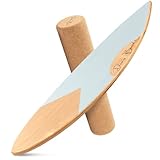 DANS BOARD® - Balance Board mit beispielloser Kombination aus Rocker-Profil und Gun-Shape für unbegrenzte Trickmöglichkeiten – Surf Balance Board (100% Holz) - Ideal für Indoor & Outdoor | Feel it