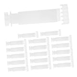 SOLUSTRE 18 Sätze Vertikaljalousien Reparaturstiele Ersatzteile für Vertikale Jalousien Transparent Langlebig Kompatibel mit Verschiedenen Modellen für Diy Reparaturen