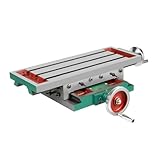Fräsmaschine, X-Achse 230 mm, Y-Achse 110 mm, mit Feinskala und T-Nuten, für die Metallbearbeitung geeignet und universell einsetzbar