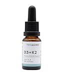 ΠΕOΔGING Vitamin D3 & K2 Superior - Supplement mit Vitamin D3 trägt zur Erhaltung normaler Knochen bei - Das wirkungsvolle Multivitamin Präparat kann das Immunsystem Stärken - Flasche mit 15ml Tropfen