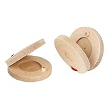 Holz Schlaginstrument Kastagnette Partys Hand Finger Kastagnetten Kastagnetten Rhythmus Musikinstrument Holz Klappbrett Kastagnette