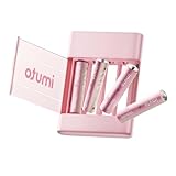 imuto AAA wiederaufladbare Lithium Akkus 4 Stück mit Ladegerät, 1300mWh 1.5V Li-Ionen Triple-A-Batterien, AAA-Batterien mit geringer Selbstentladung und ultraschmalem Ladegerät in Sakura-Design