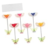 CLISPEED 6St Autoschmuck Autospielzeug Armaturenbrett Diffusor Zubehör Sitz Luft plastikblumen kunststoffblume Auto-Dashcam deko Miniatur-Blumenfiguren autoinnenraumverzierungen Beflockung