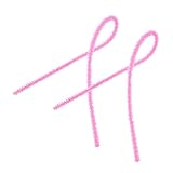 ARTIBETTER 200 Stück Farbige Haarwurzeln Chenille-Stiele für flauschiger Stock bastelt Chenille-Sticks Pfeifenreiniger basteln Chenille steckt kreativ Polyester plus Eisendraht Rosa