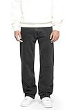 Burocs Basic Straight Fit Jeans - Black Grey - Jeans Herren - 5-Pocket-Style - Mit YKK-Reißverschluss - 100% Baumwolle, Farbe:Black Grey, Hosengröße:W34 L34