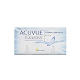 ACUVUE OASYS 2-Wochen-Kontaktlinsen für Tag und Nacht mit -2 dpt und BC 8.4 – UV Schutz, Austrocknungsschutz & extrem komfortables Tragegefühl – 6 Linsen