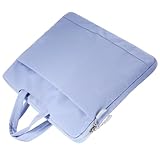 Warmhm Wasserdichte Laptop Tasche aus Oxford Große Kapazität Tablet Hülle mit Organizer Praktische Notebook Schutzhülle für Arbeit und Alltag Blau