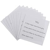 COLLBATH 20 Blatt Selbstklebende Reparatur Flicken für Aufblasbare Boote Luftbetten Schwimmspielzeug Wasserdichtes Gummipatch für Poolfolie und Luftmatratzen