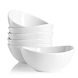 Sweese 101.001 Schalen 6er Set aus Porzellan, 280 ml, Dessertschale, Snackschale, Eisschale, Schüssel