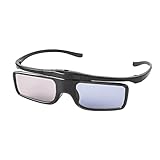 RF 3D Brille, Active Shutter RF 3D Brille wiederaufladbar Geeignet für RF 3D TV Projektoren, RF 3D Brille 1er-Pack