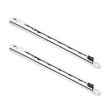 FONDOTIN 4 Stück Teleskop Höhenverstellset für Kosmetikliegen Verstellbare Teleskopstange mit Sicherem Verriegelungsmechanismus Kompatibel für Spa und Behandlungsliegen