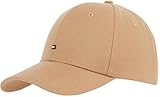 Tommy Hilfiger Herren Cap Flag Cotton 6 Panel Basecap, Beige (Safari Canvas), Einheitsgröße